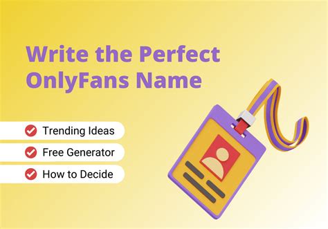 onlyfans name ideas for guys|OnlyFans Names: Generator and 569 Trending Ideas